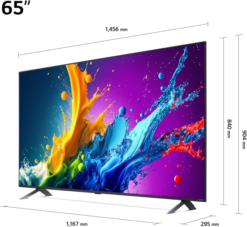 Smart TV 4K 65" LG QNED 65QNED80T
